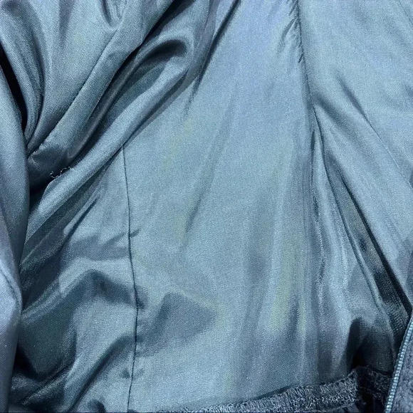 Gunne Sax Jessica McClintock Vintage black Lace Strapless Dress size9 Pr…❤️ - Picture 14 of 14